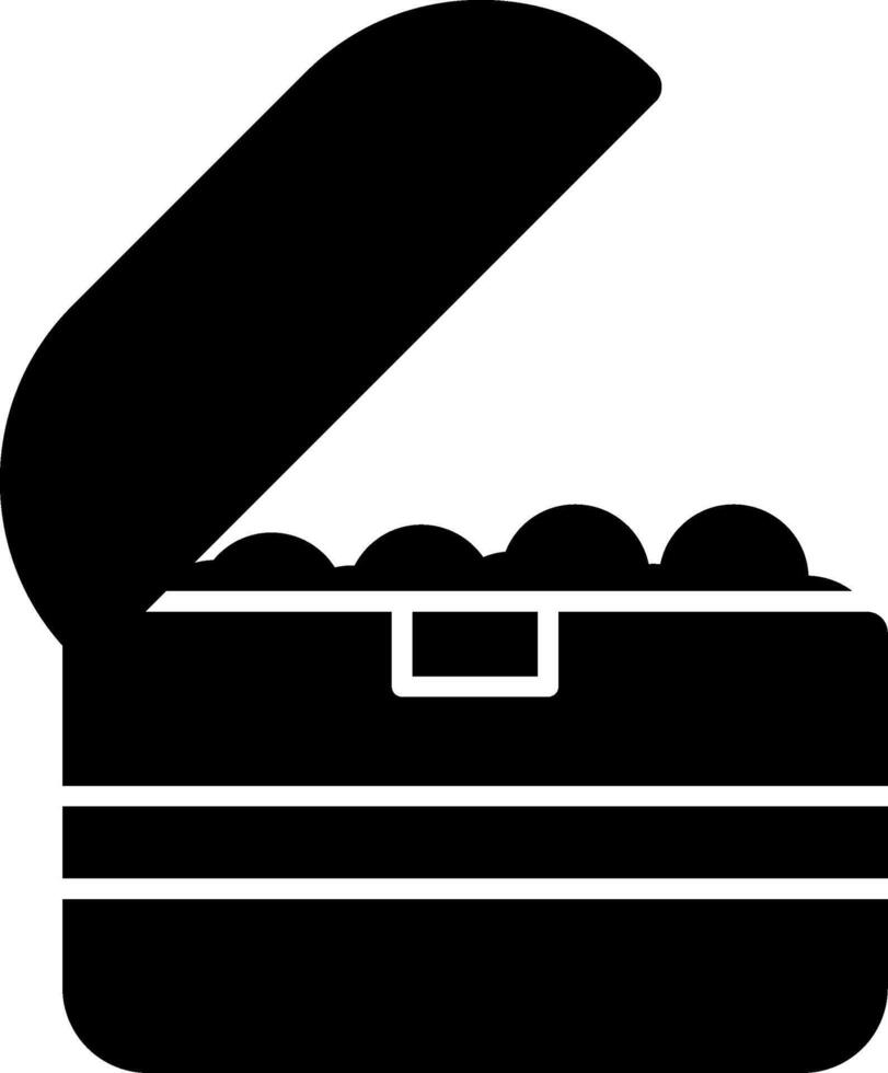 Treasure Glyph Icon vector