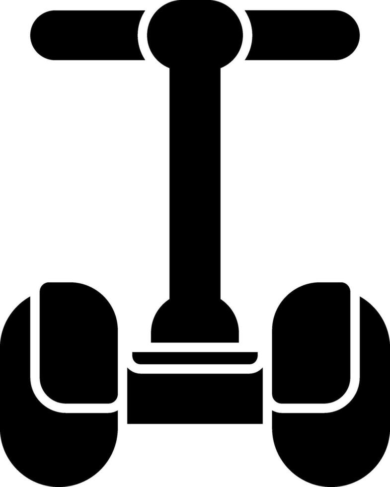 Segway Glyph Icon vector