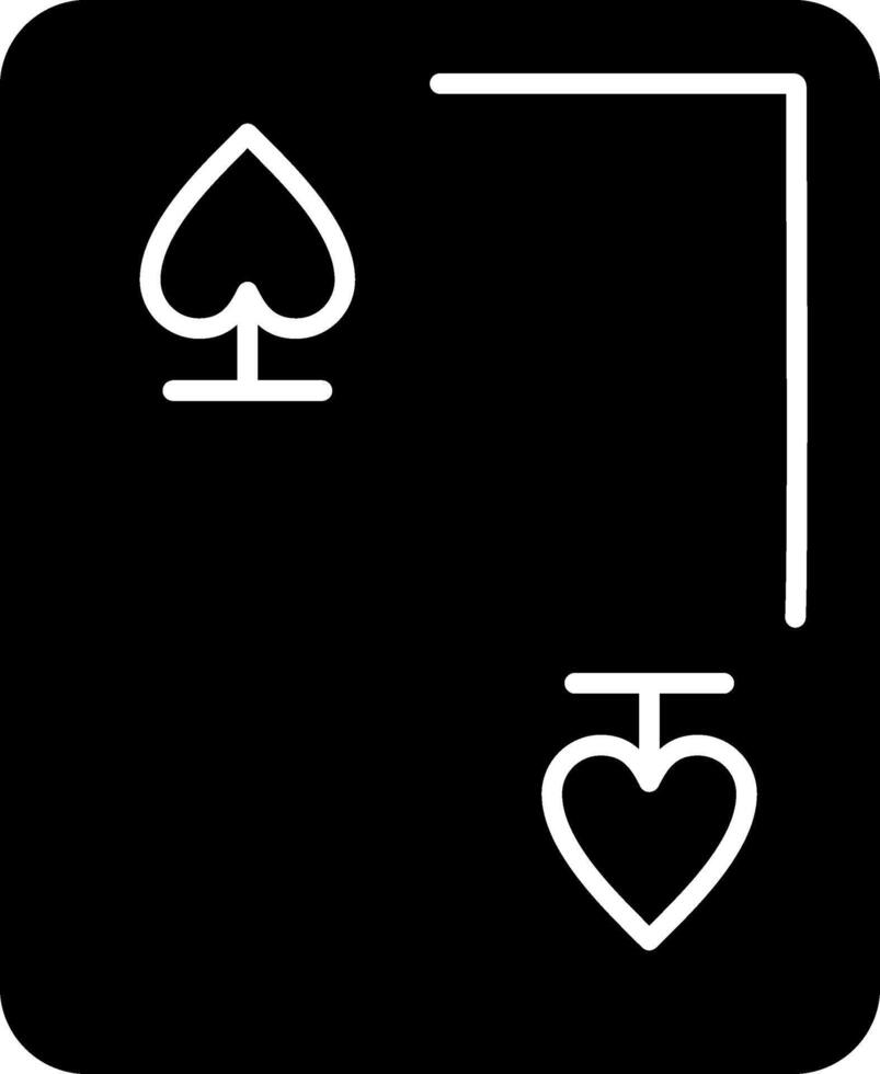 Spades Glyph Icon vector