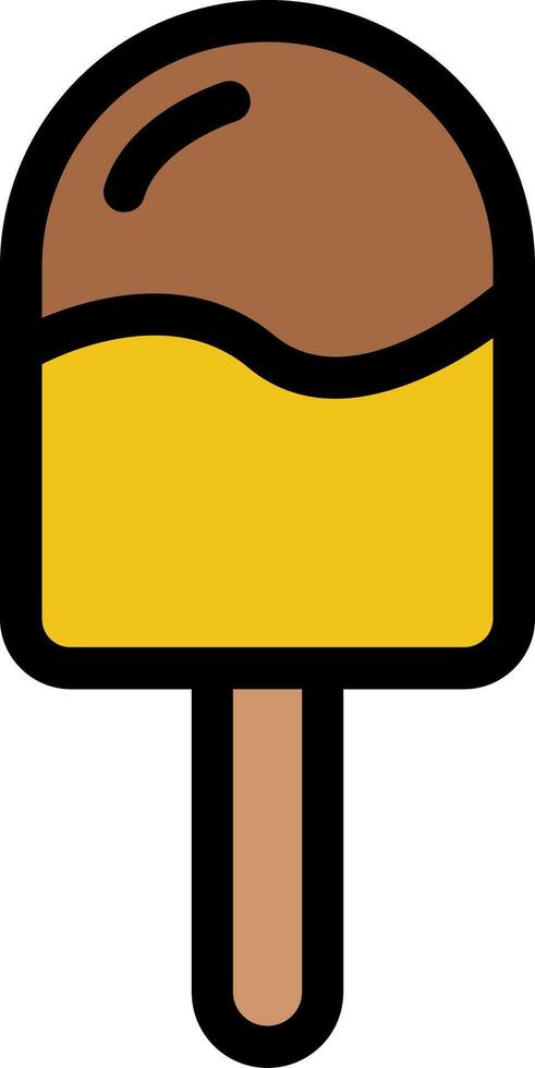 Ice Lolly Colorful Icon vector