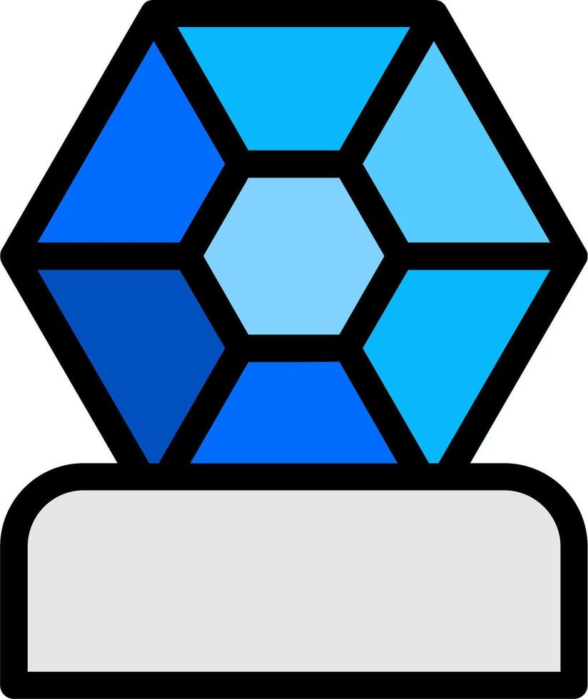 Gem Colorful Icon vector