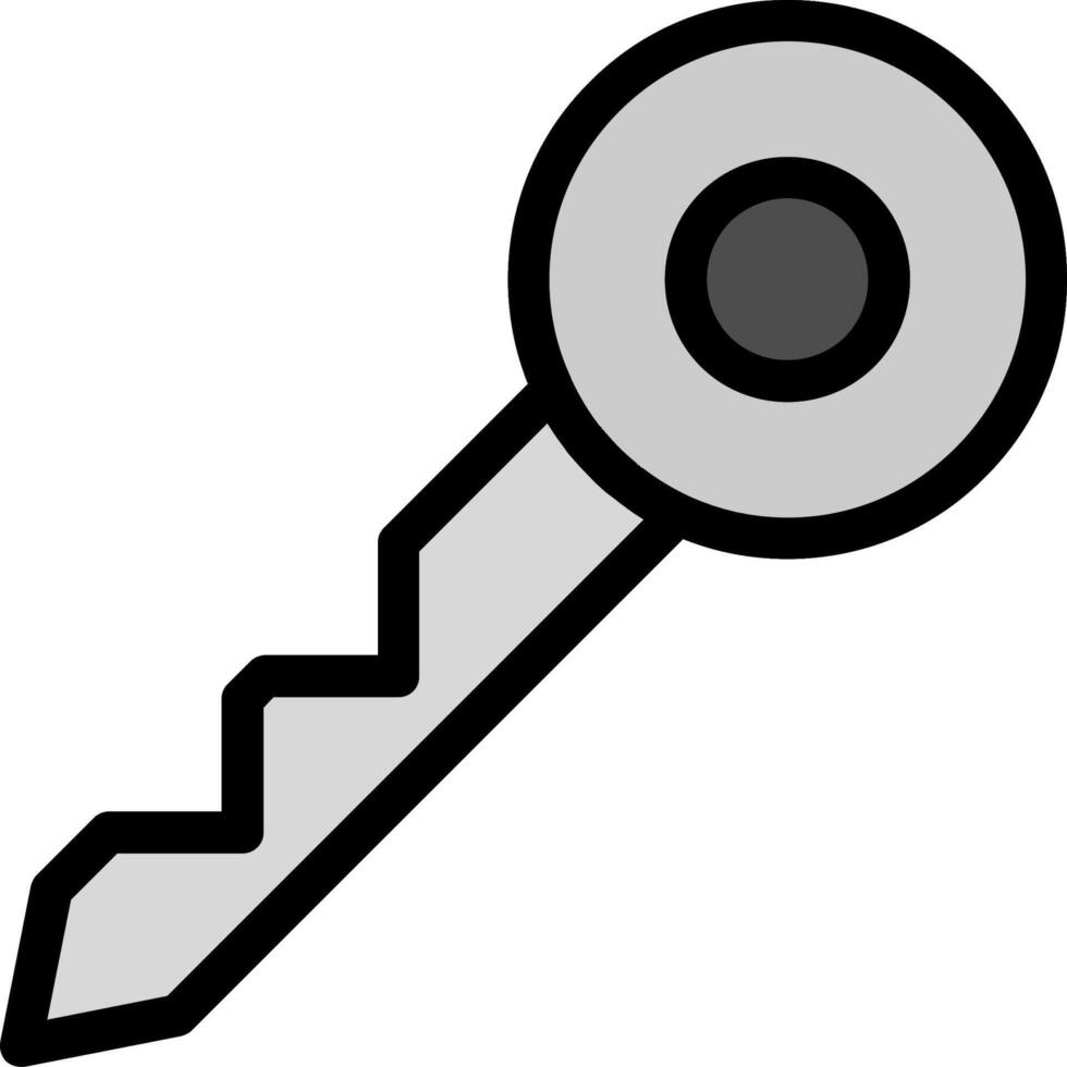 Key Colorful Icon vector