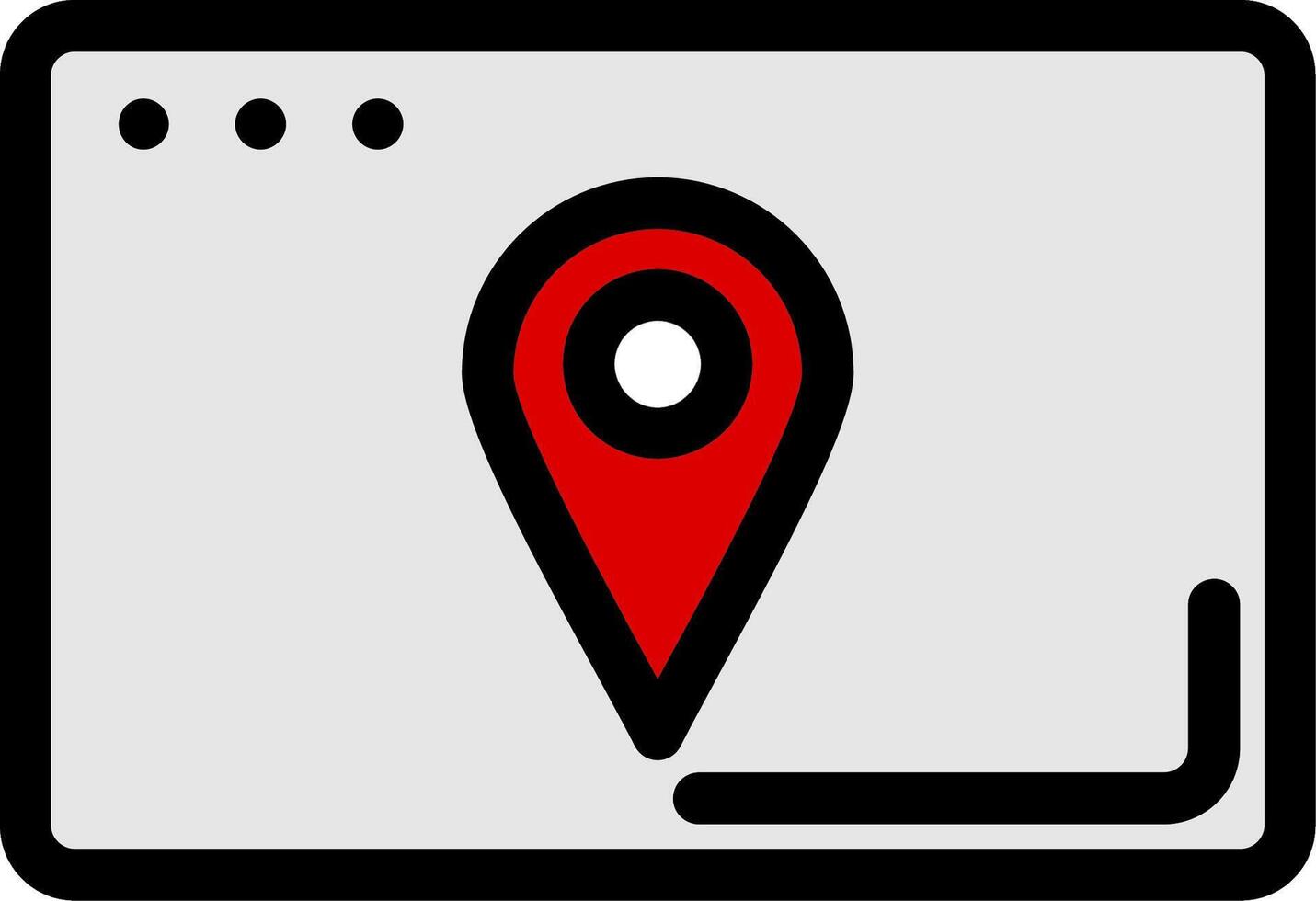 Location Colorful Icon vector