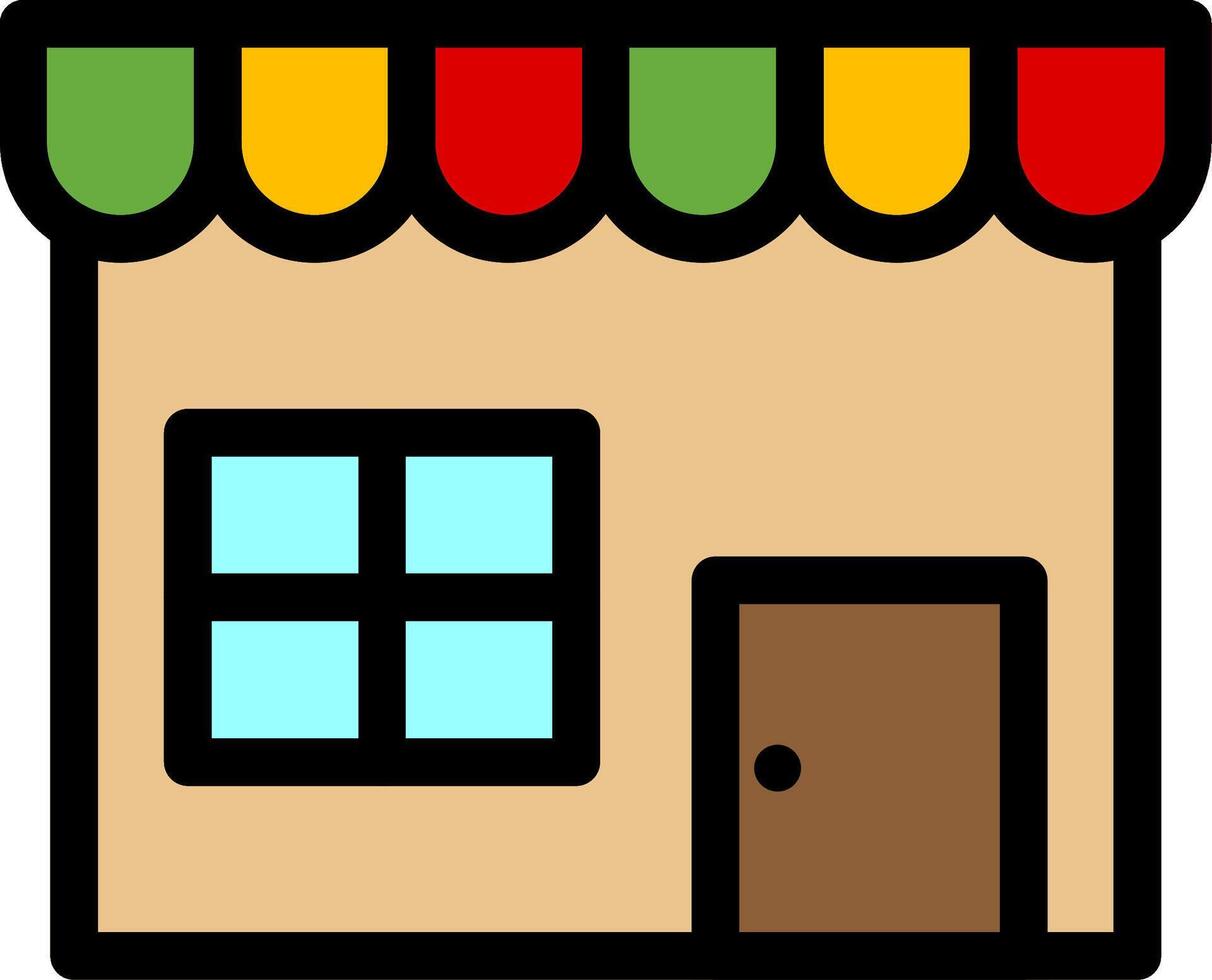 Shop Colorful Icon vector