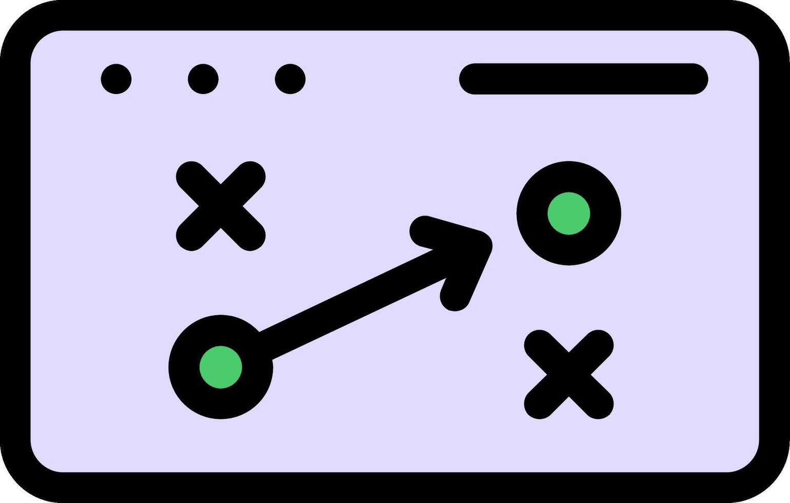Strategy Colorful Icon vector