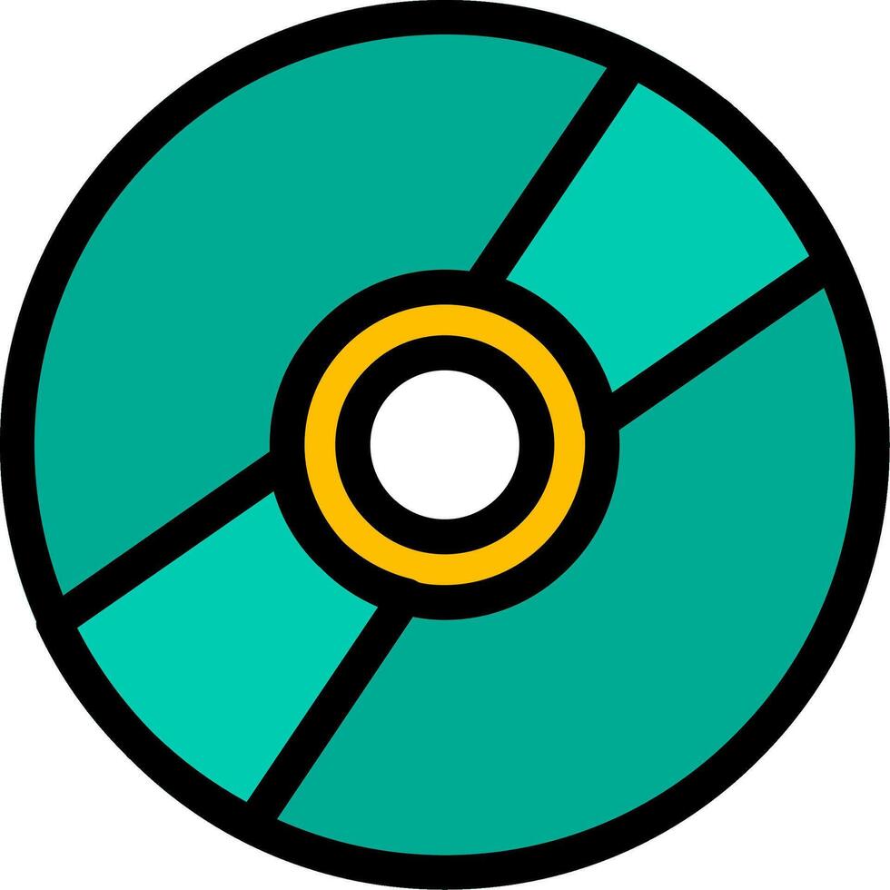 Cd Colorful Icon vector