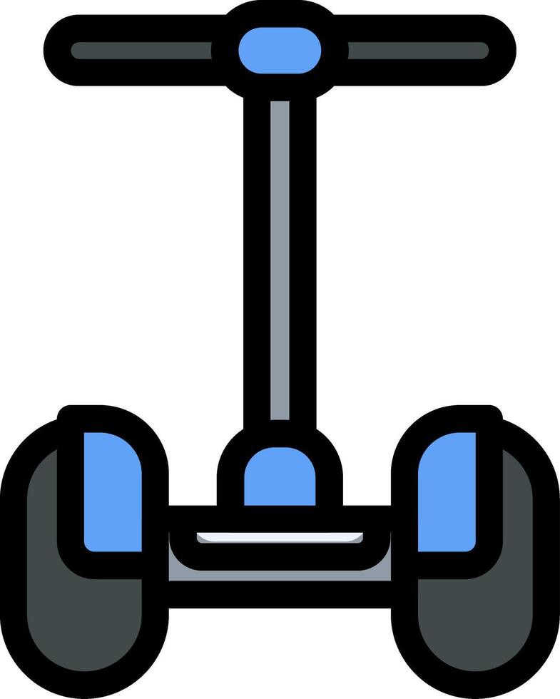 Segway Colorful Icon vector