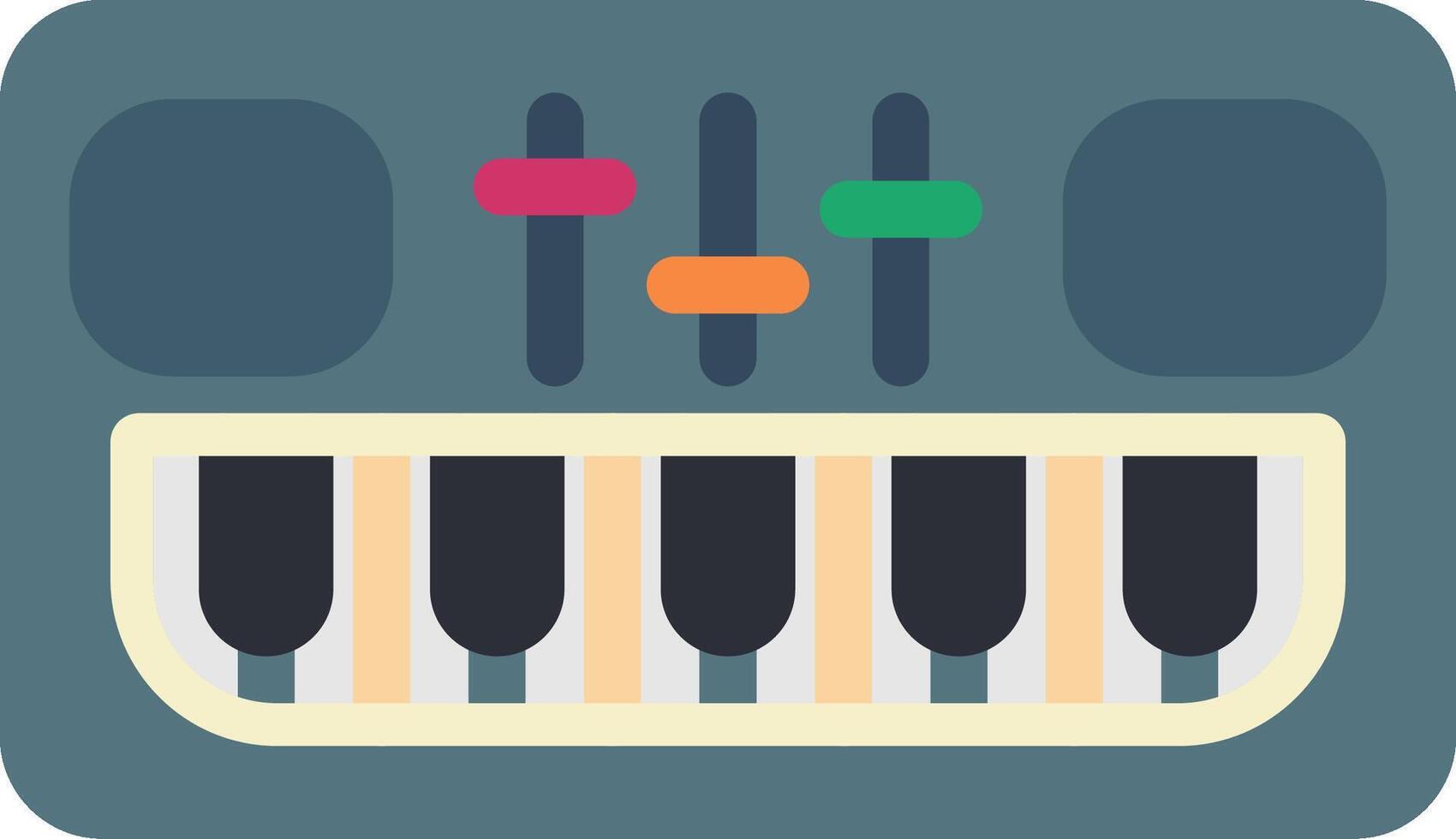 Keyboard Colorful Icon vector