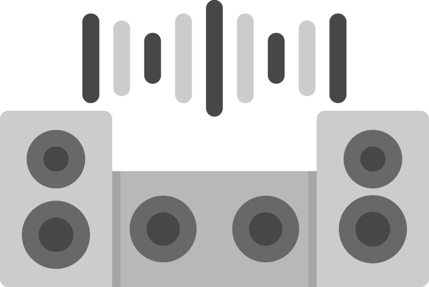 Dj Mixer Colorful Icon vector