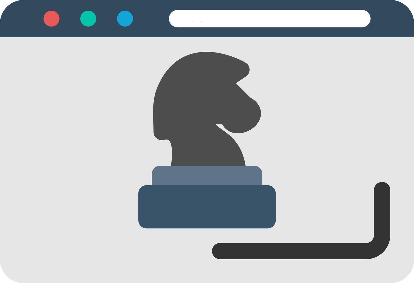 Chess Colorful Icon vector