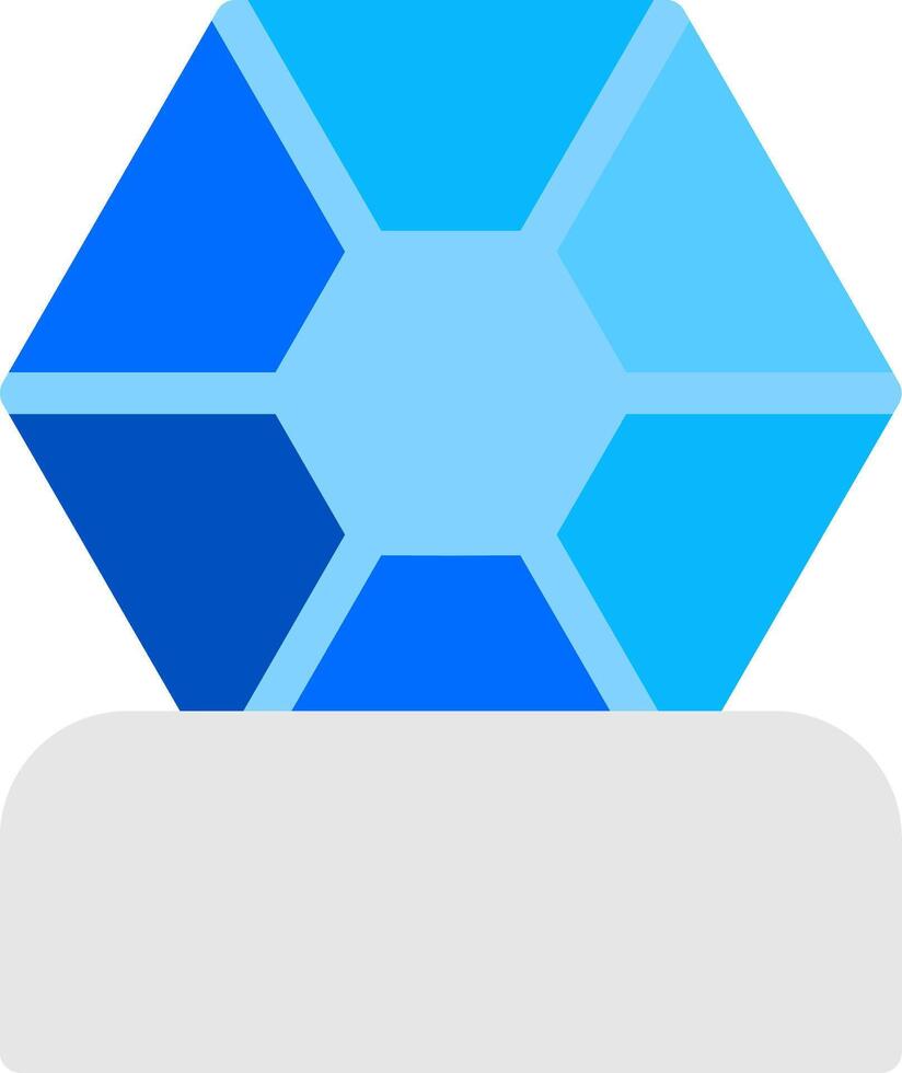 Gem Colorful Icon vector