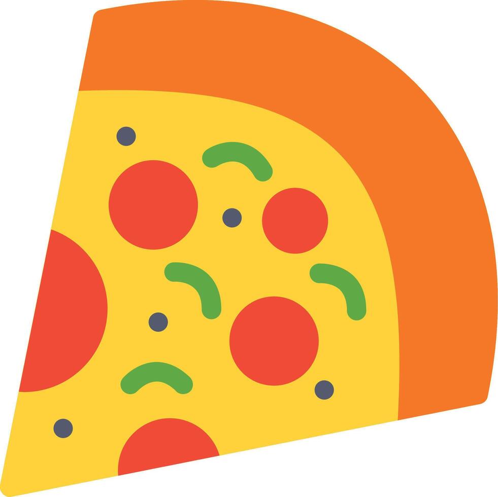 Pizza Colorful Icon vector