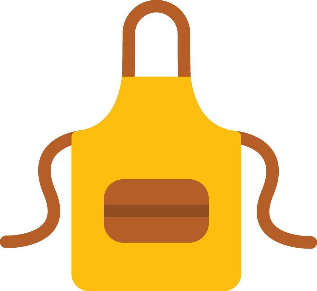 Apron Colorful Icon vector