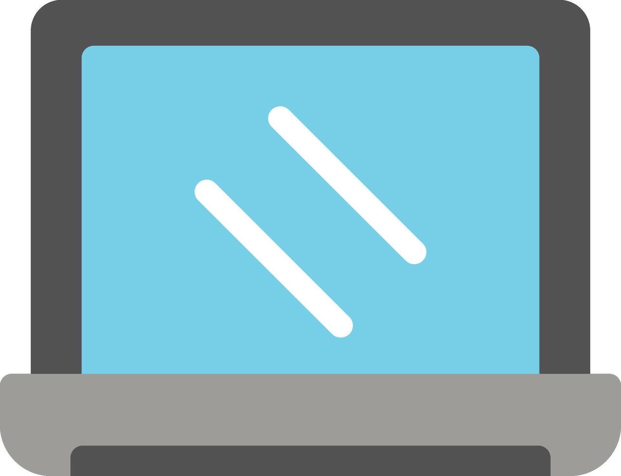 Laptop Colorful Icon vector