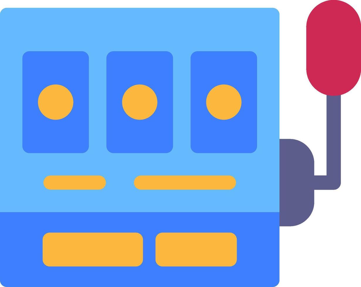 Slots Colorful Icon vector