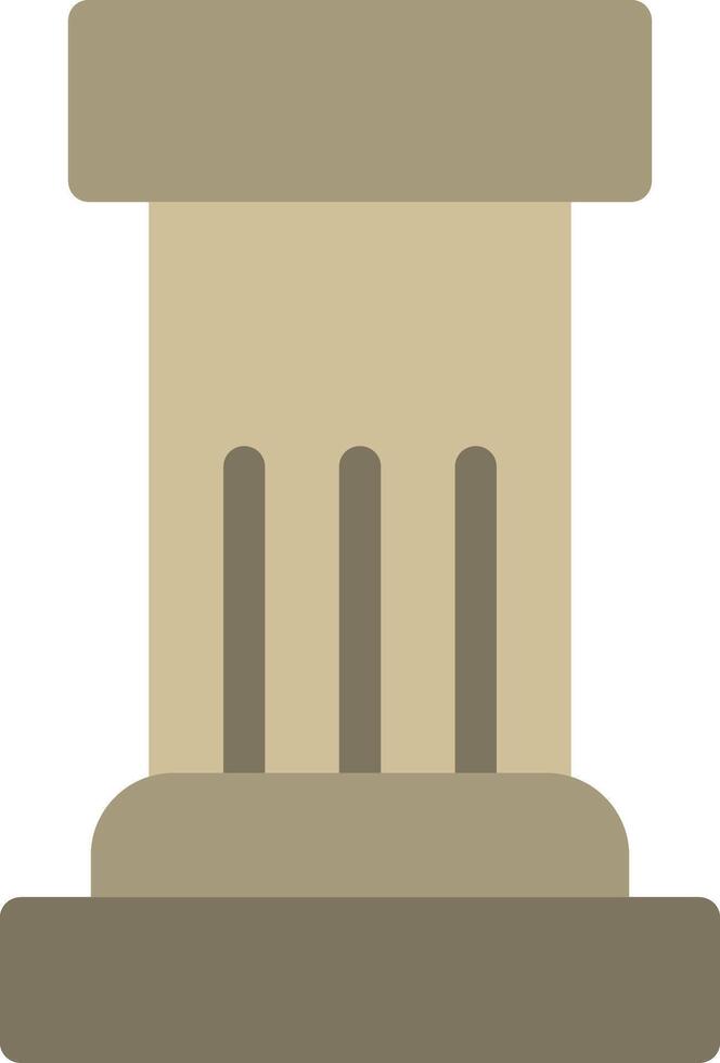 Column Colorful Icon vector