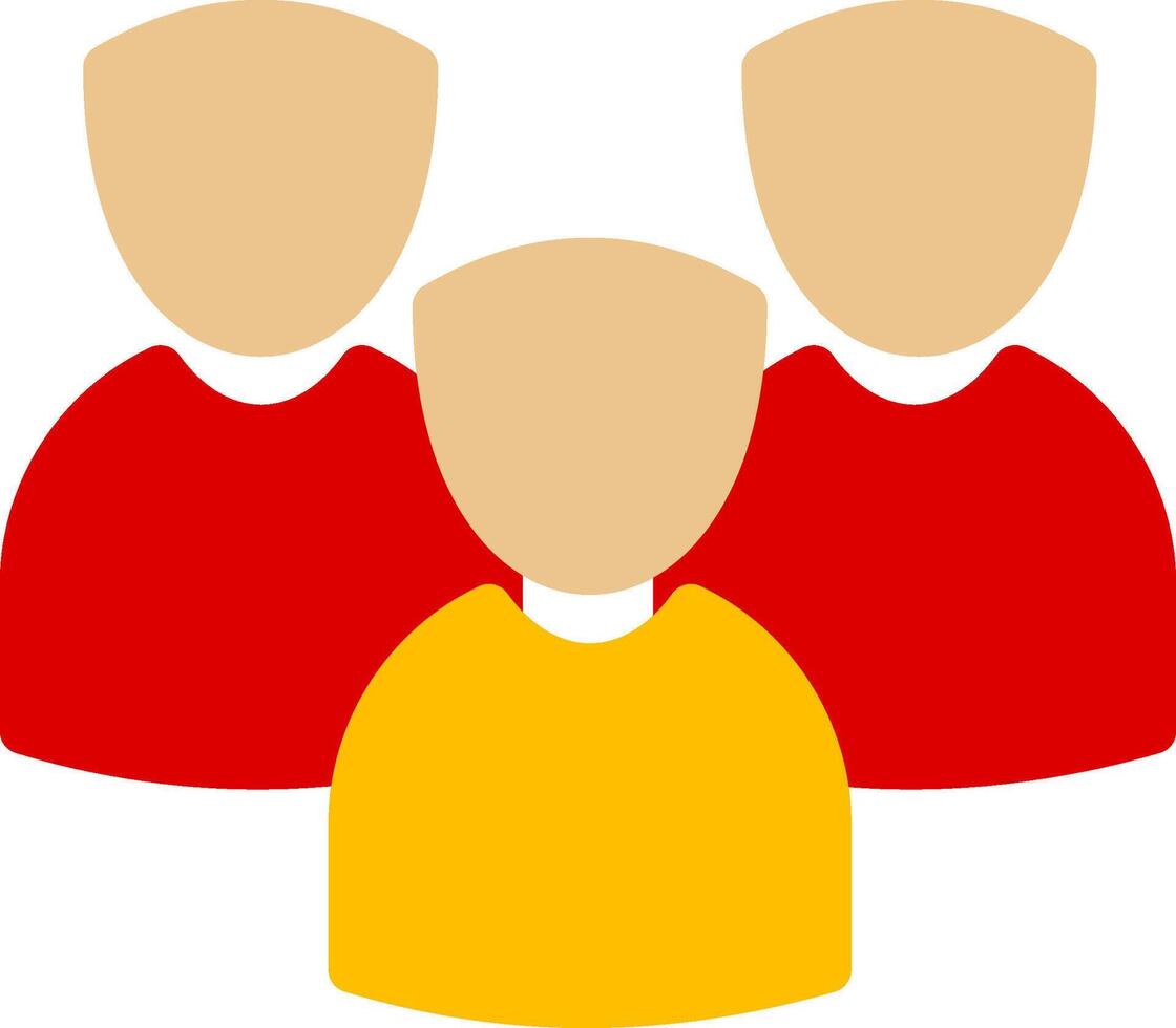 Team Colorful Icon vector