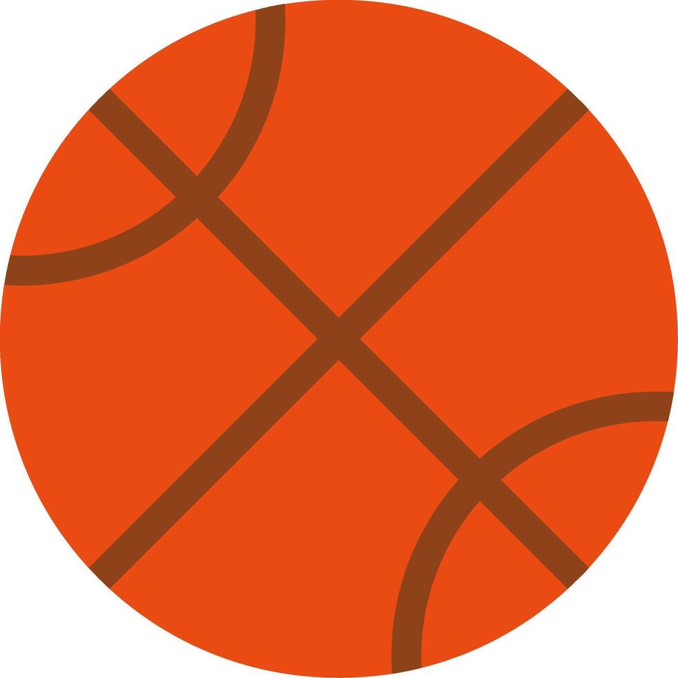 Bascket Ball Colorful Icon vector