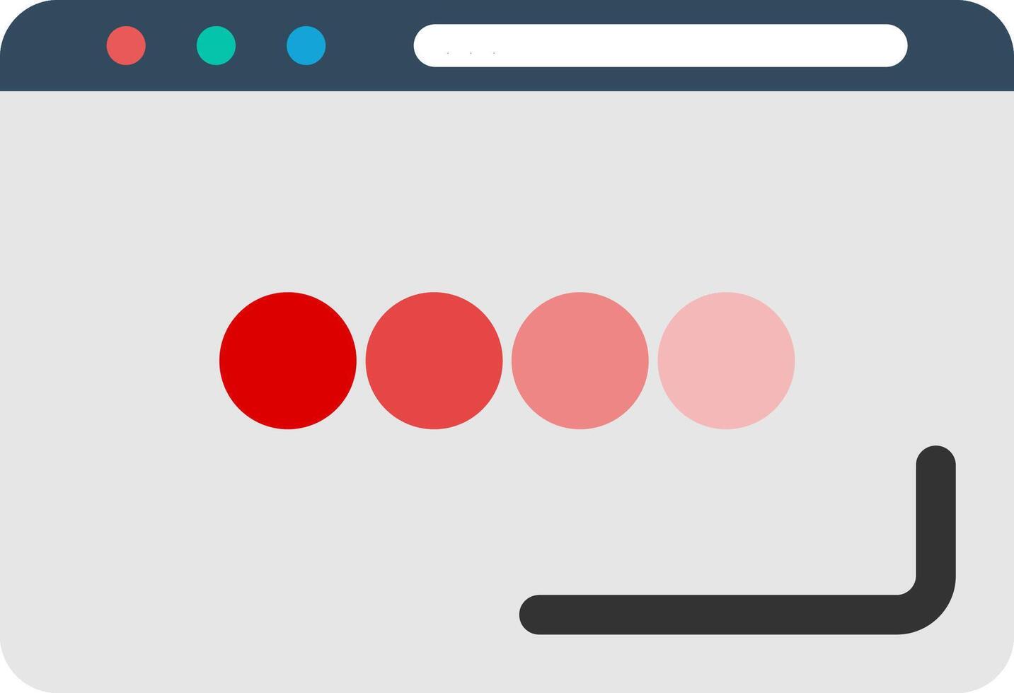 Loading Colorful Icon vector