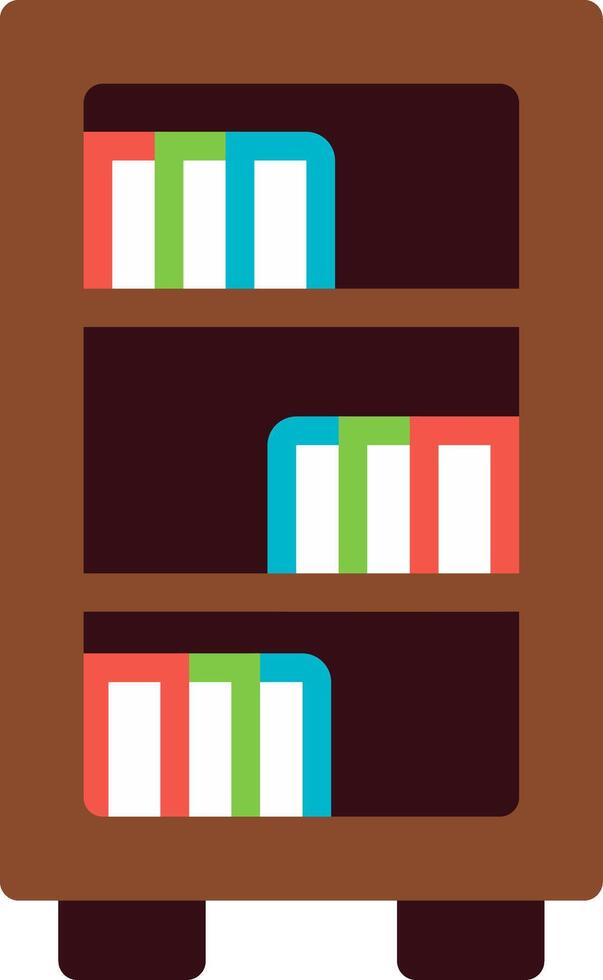 Library Colorful Icon vector