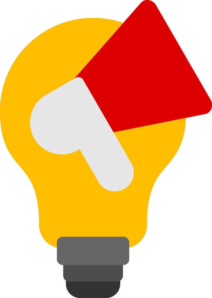 Idea Colorful Icon vector