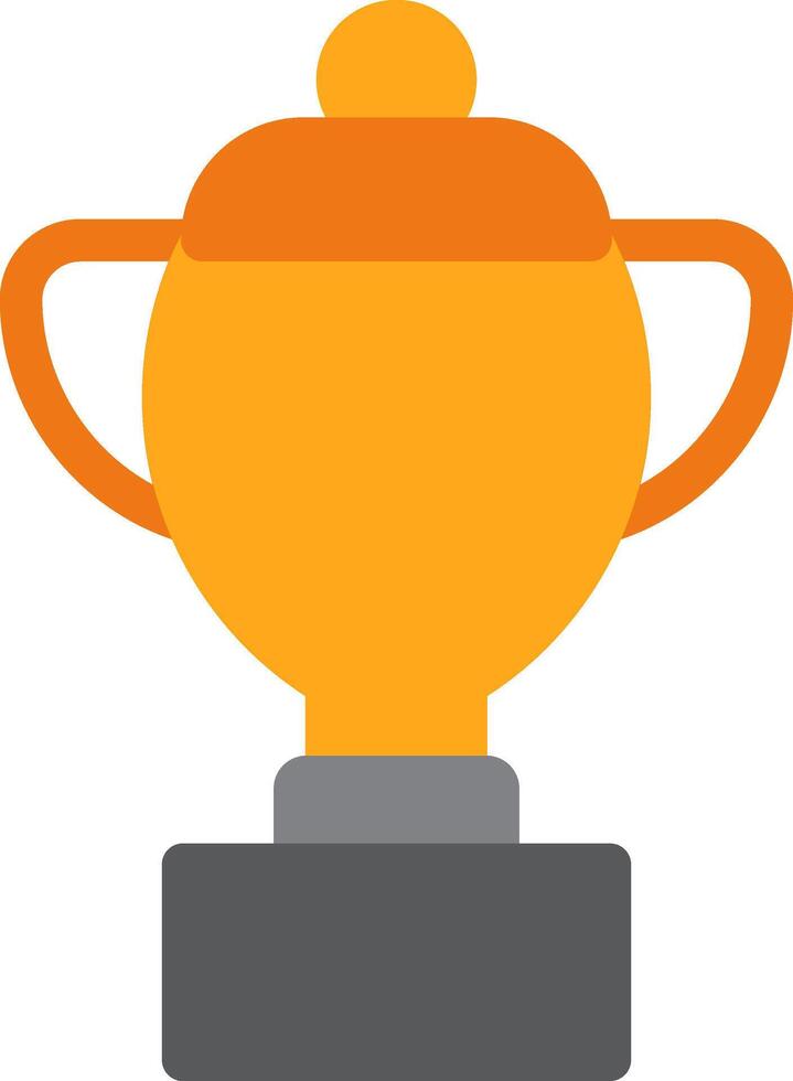Trophy Colorful Icon vector
