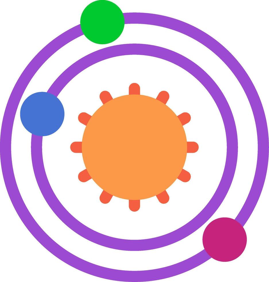 Galaxy Colorful Icon vector