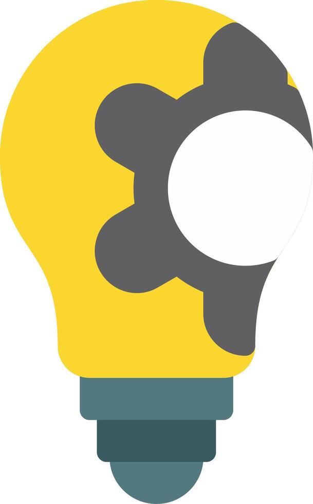 Idea Colorful Icon vector