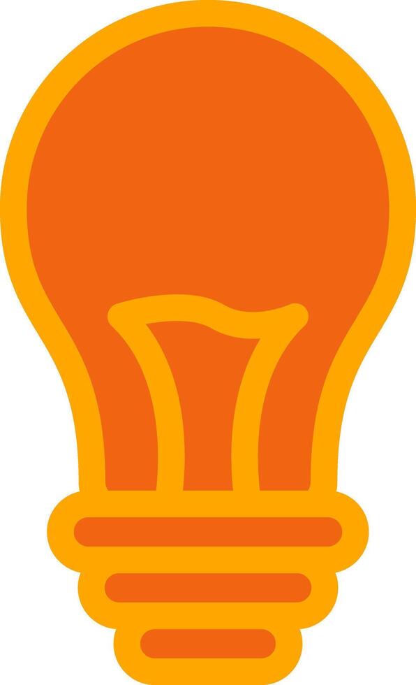 Light Bulb Colorful Icon vector