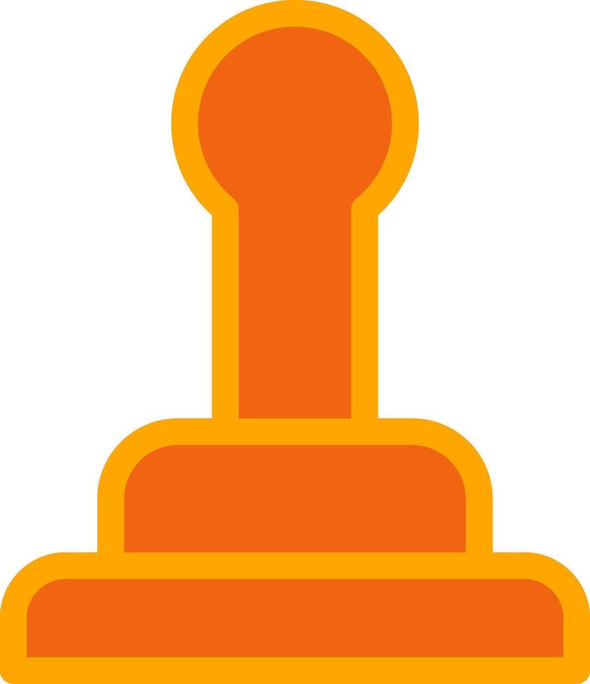 Stamp Colorful Icon vector