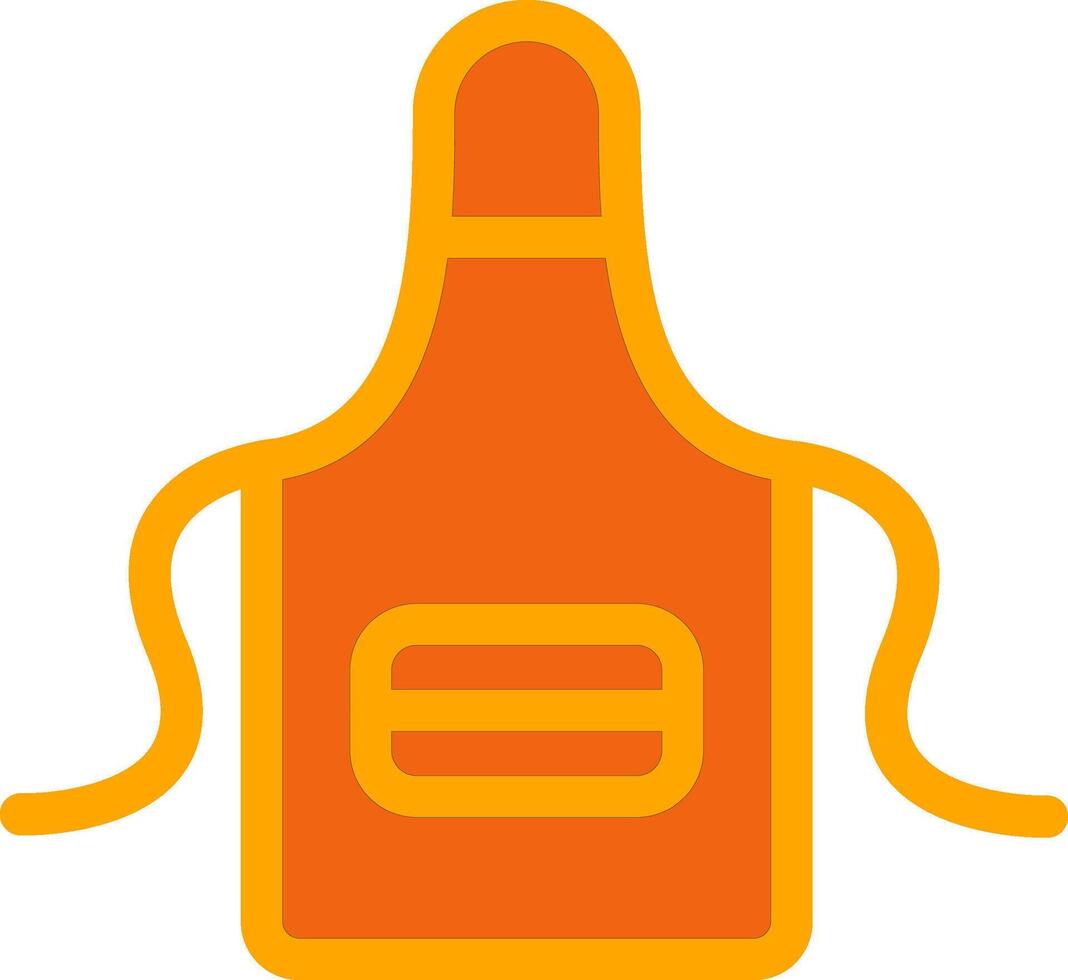 Apron Colorful Icon vector