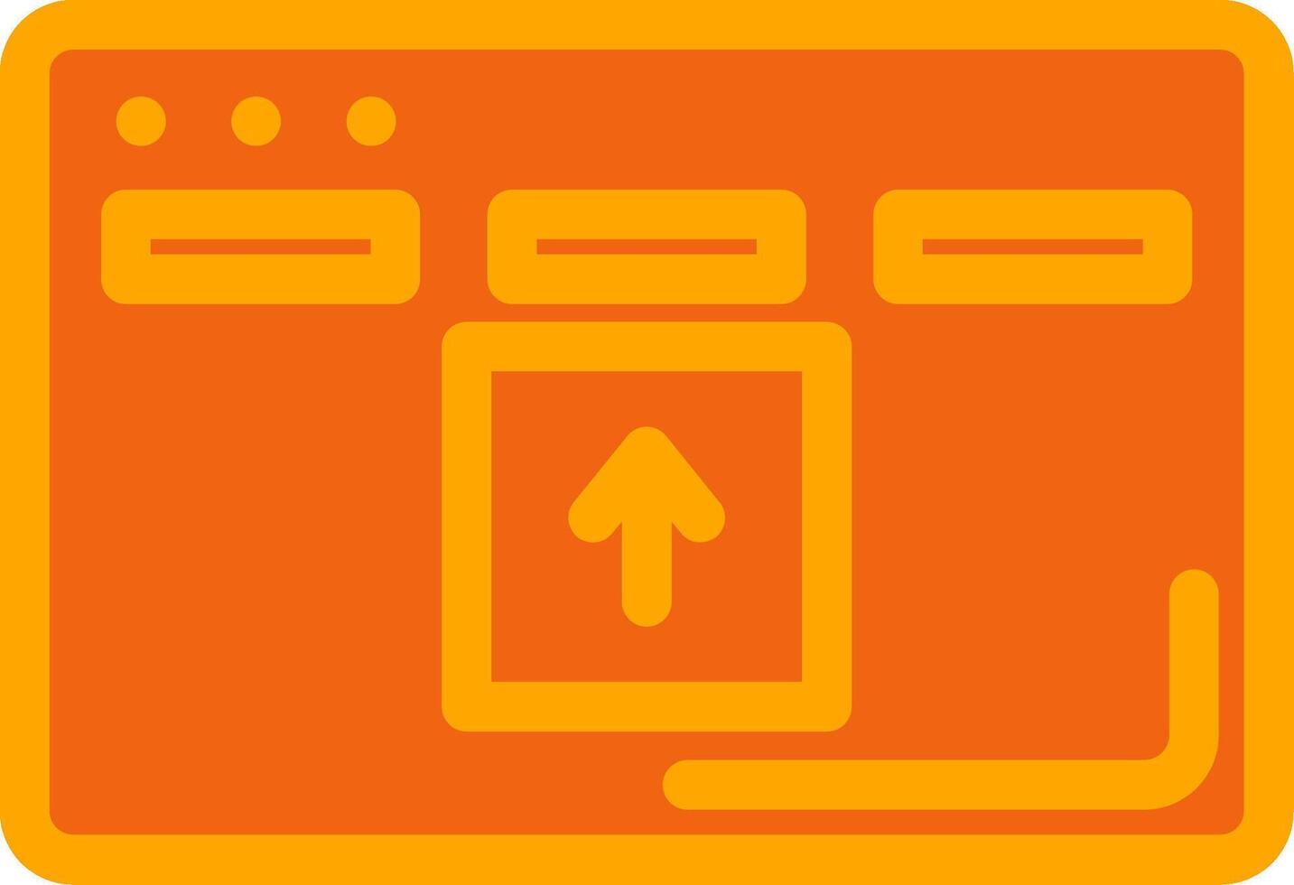 Drag And Drop Colorful Icon vector