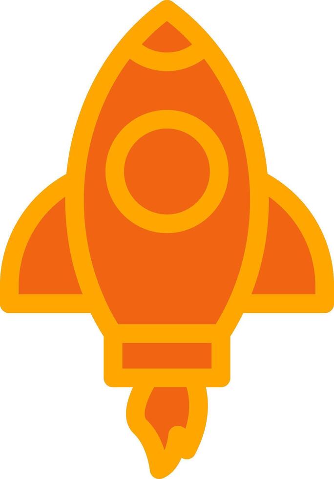 Rocket Colorful Icon vector