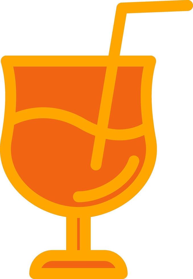 Cocktail Colorful Icon vector