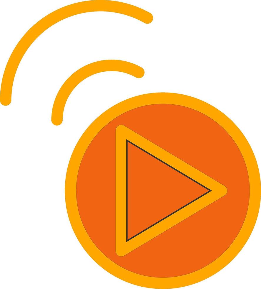 Live Stream Colorful Icon vector