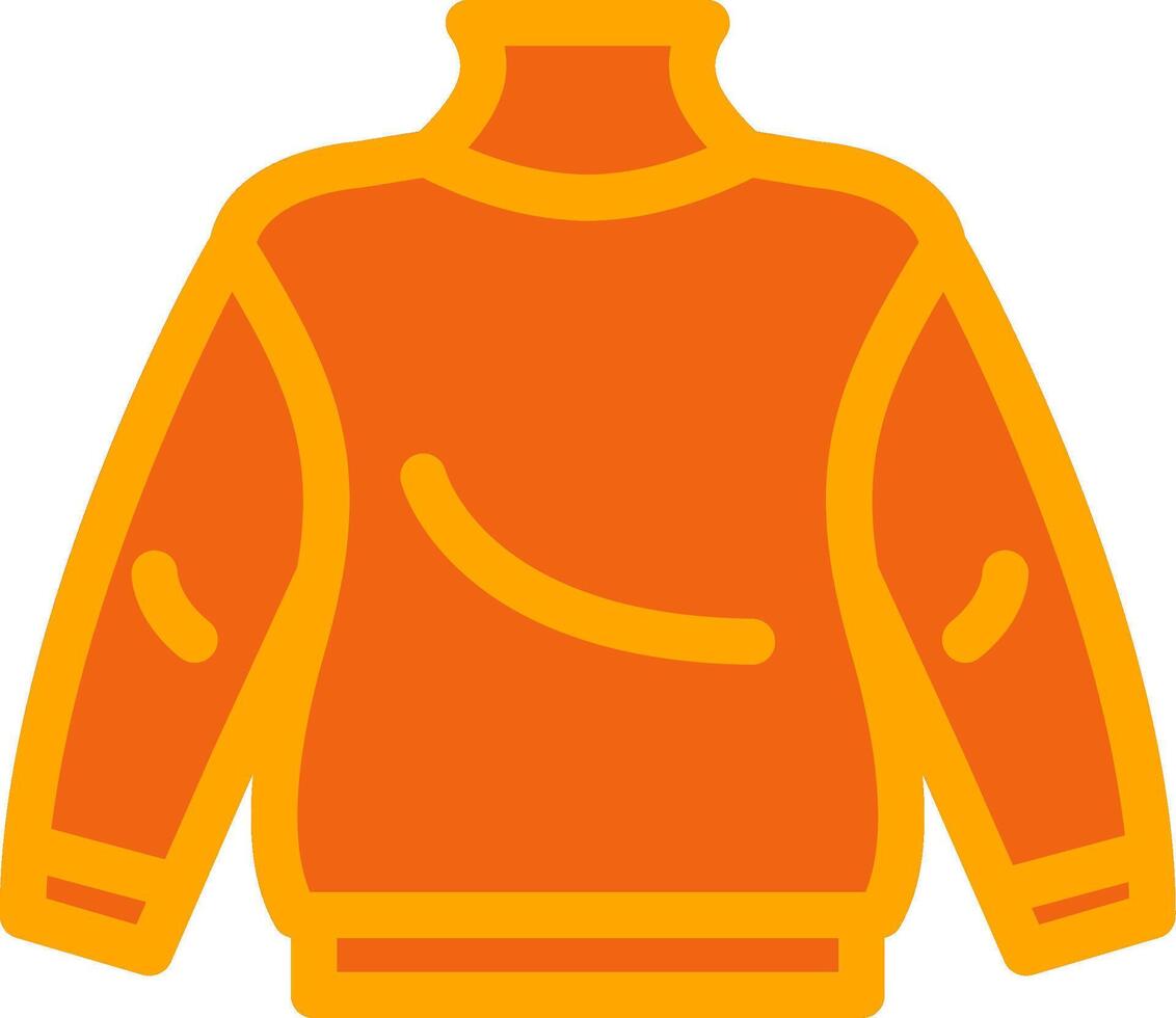 Crewneck Colorful Icon vector