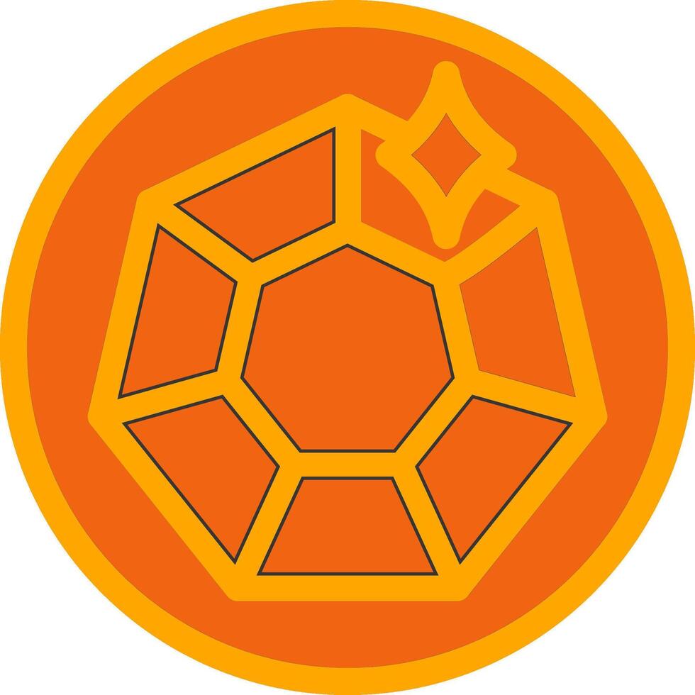 Diamond Colorful Icon vector