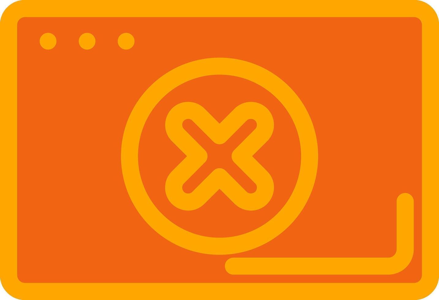 Error Colorful Icon vector