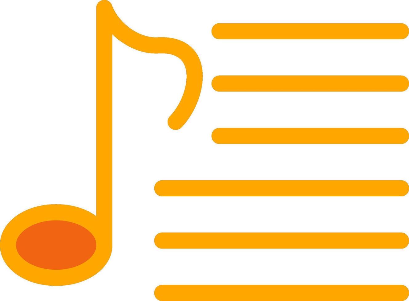 Playlist Colorful Icon vector