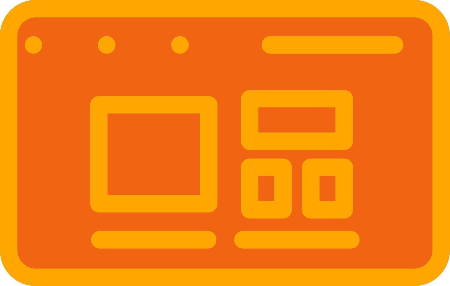 Responsive Design Colorful Icon vector