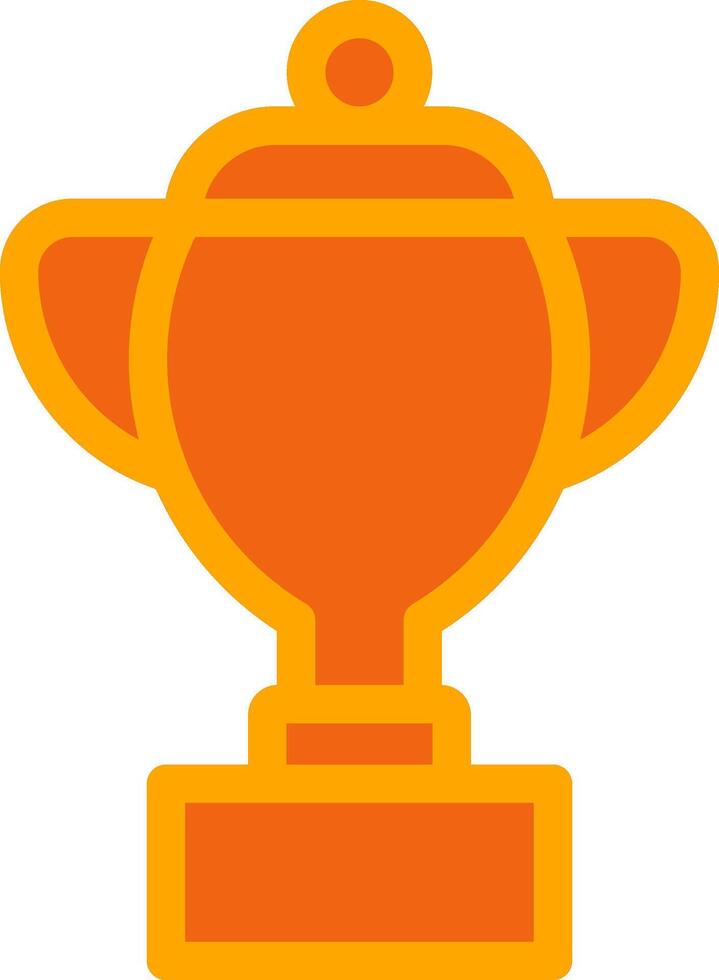 Trophy Colorful Icon vector