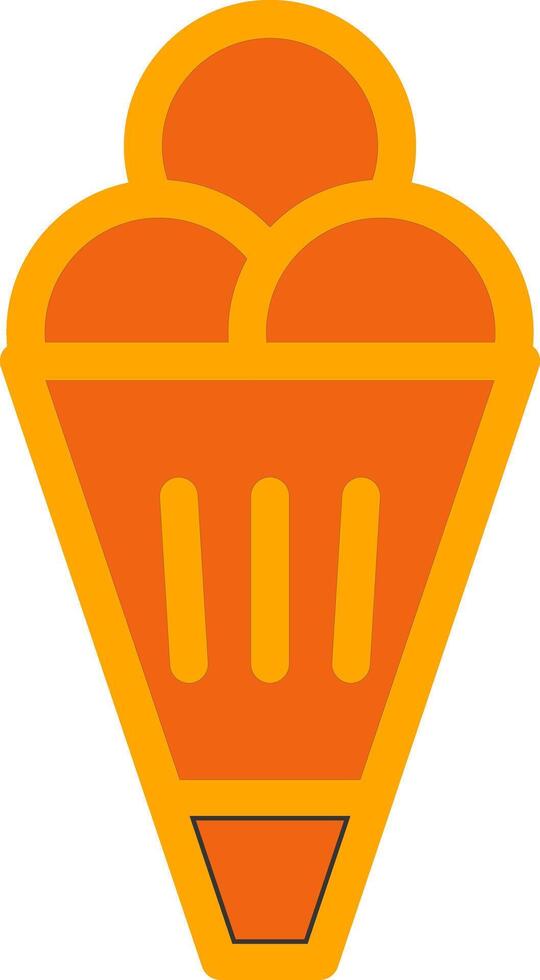 Ice Cream Colorful Icon vector