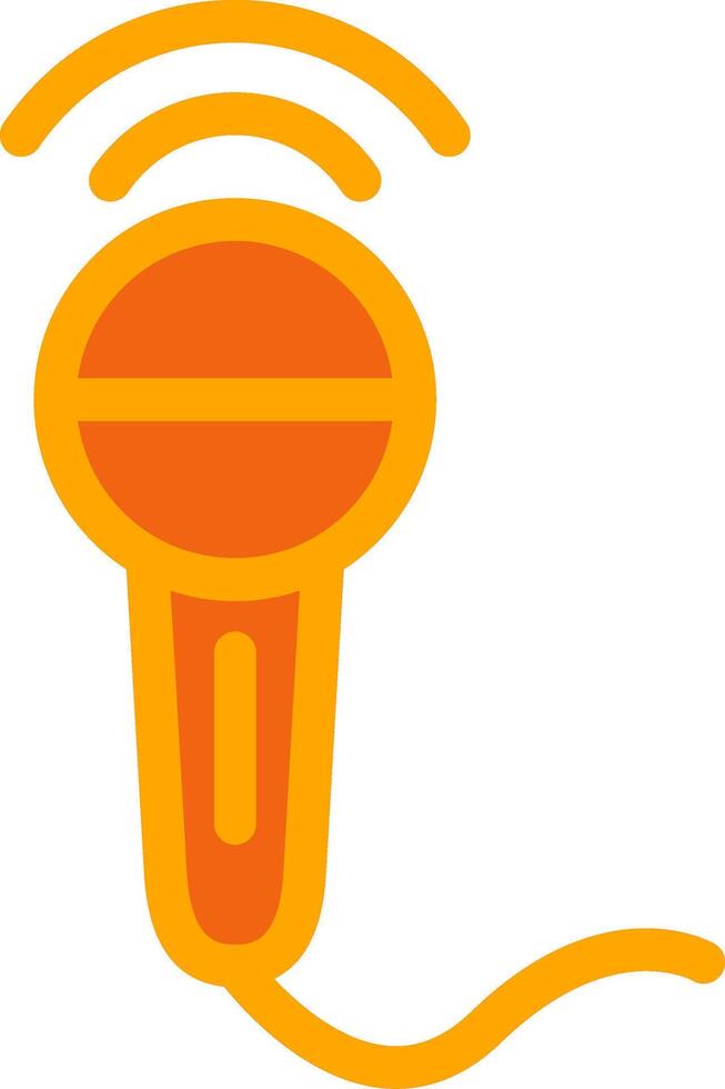 Micro Phone Colorful Icon vector