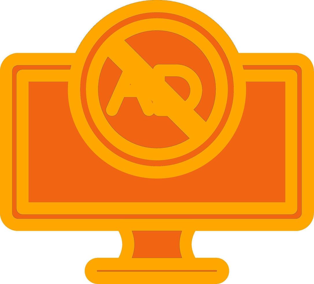 Ad Blocker Colorful Icon vector