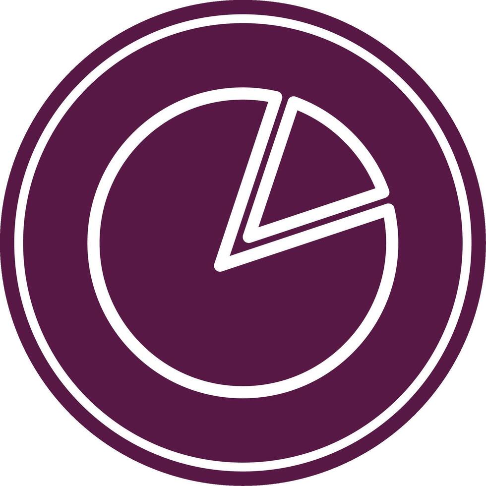 Pie Chart Colorful Icon vector
