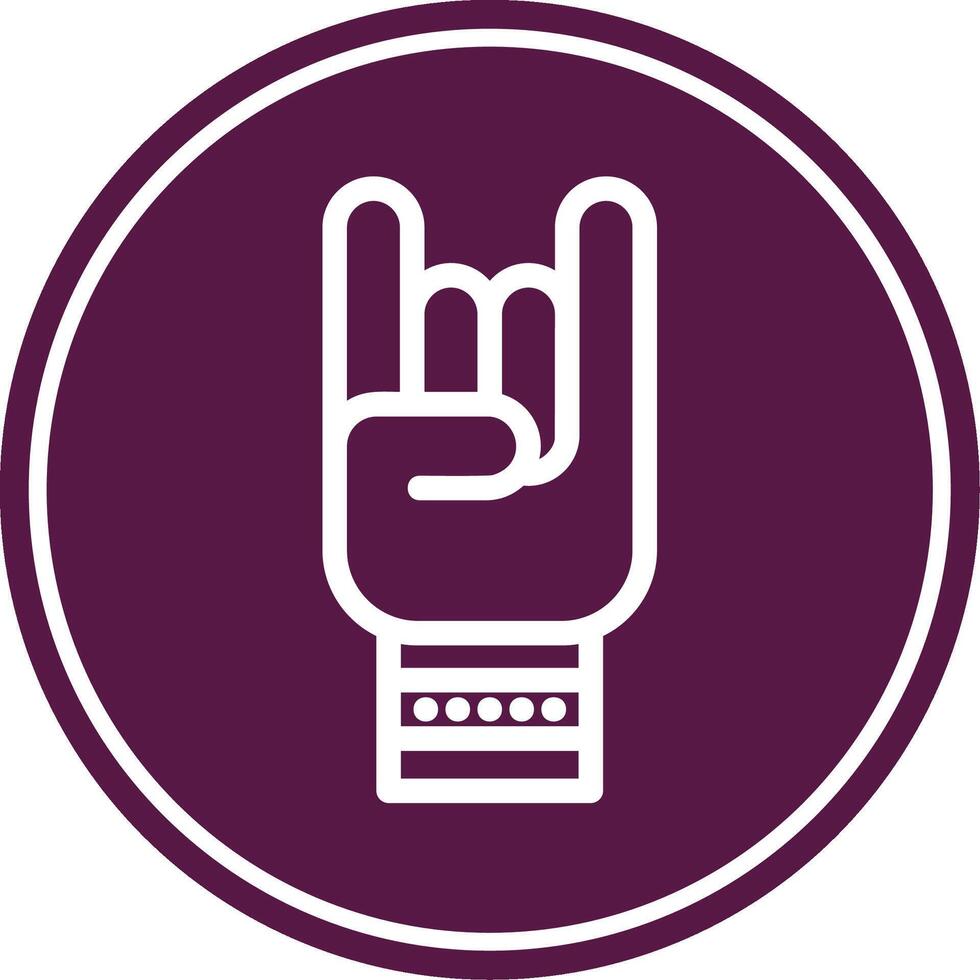 Hand Colorful Icon vector