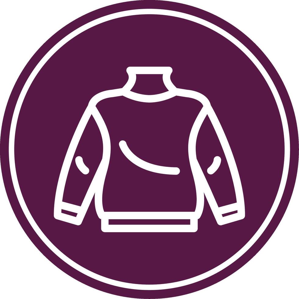 Crewneck Colorful Icon vector