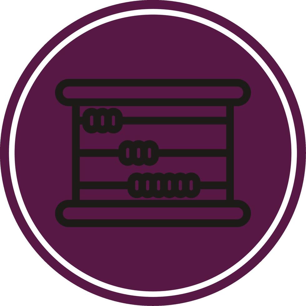 Abacus Colorful Icon vector