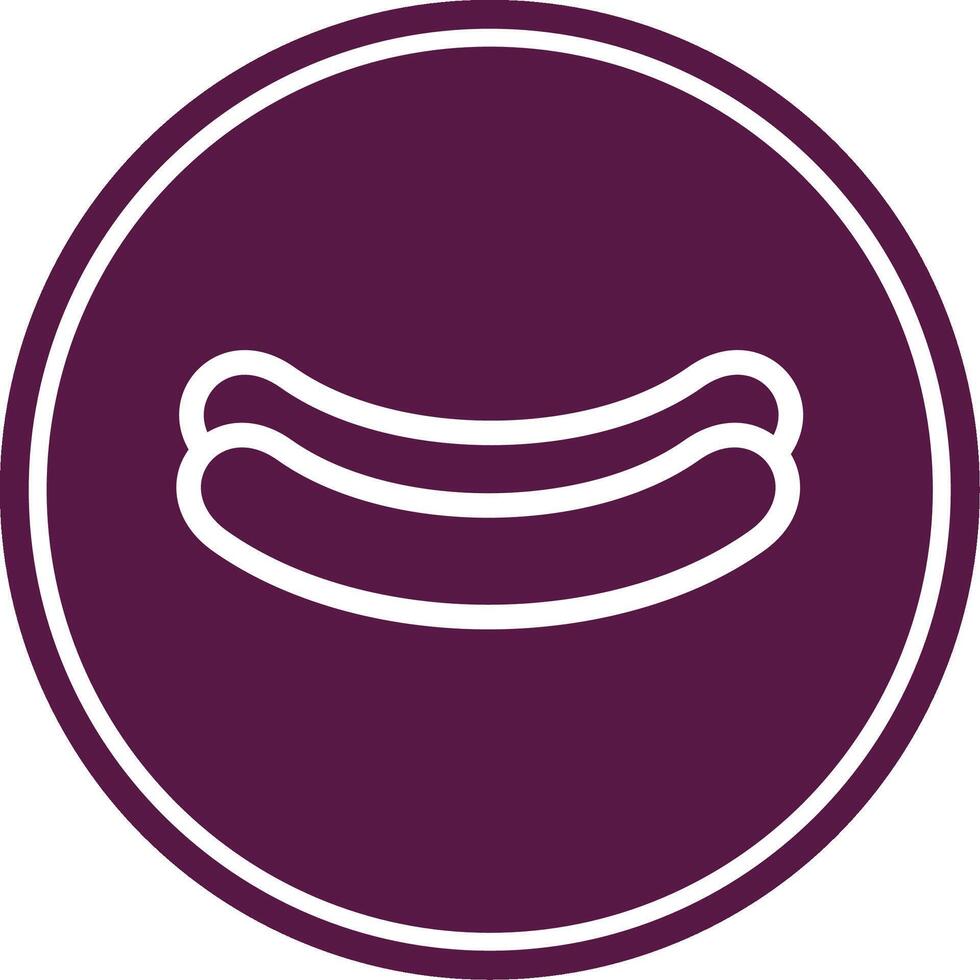 Sausage Colorful Icon vector
