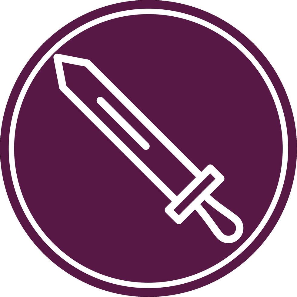 Sword Colorful Icon vector